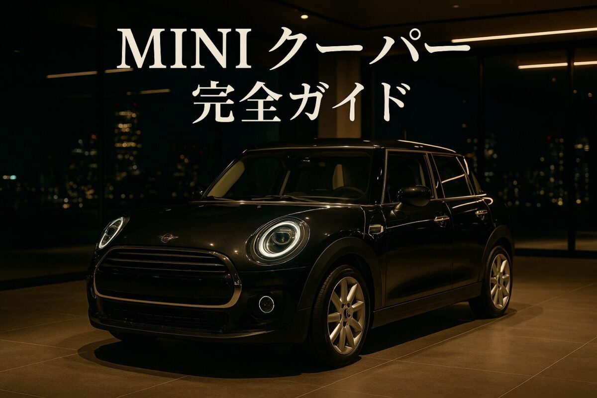 【2025年最新】MINIクーパー完全ガイド｜モデル比較・維持費・故障まで、後悔しない選び方の全情報