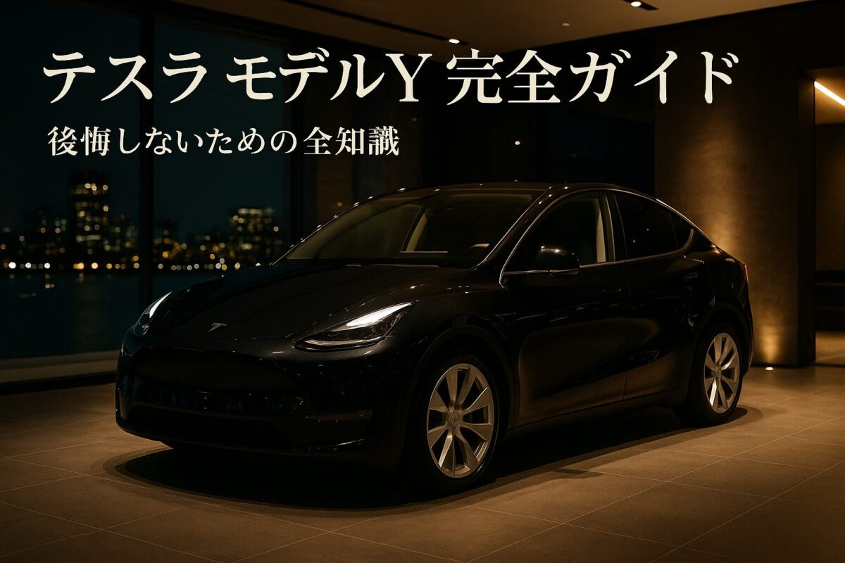 【2025年最新】テスラ モデルY完全ガイド｜価格・補助金・航続距離・評判まで、後悔しないための全情報